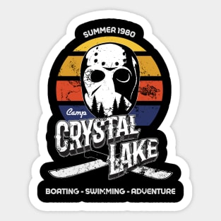 Camp Crystal Lake Sticker